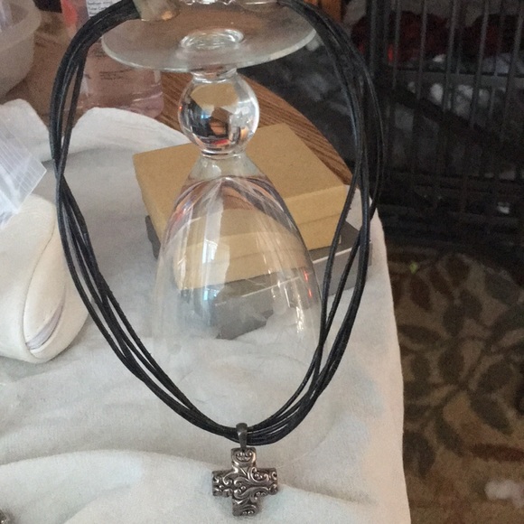 Leather 925 Stamped Exquisite Necklace - Picture 4 of 8